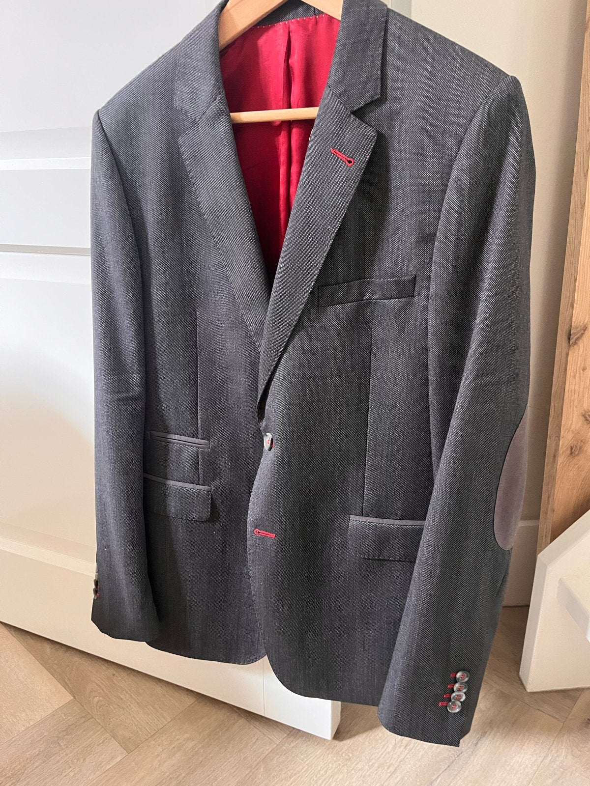 Cavallaro Napoli colbert grijs maat M 50, Kleding | Heren, Ophalen, Zo goed als nieuw, Maat 48/50 (M), Grijs