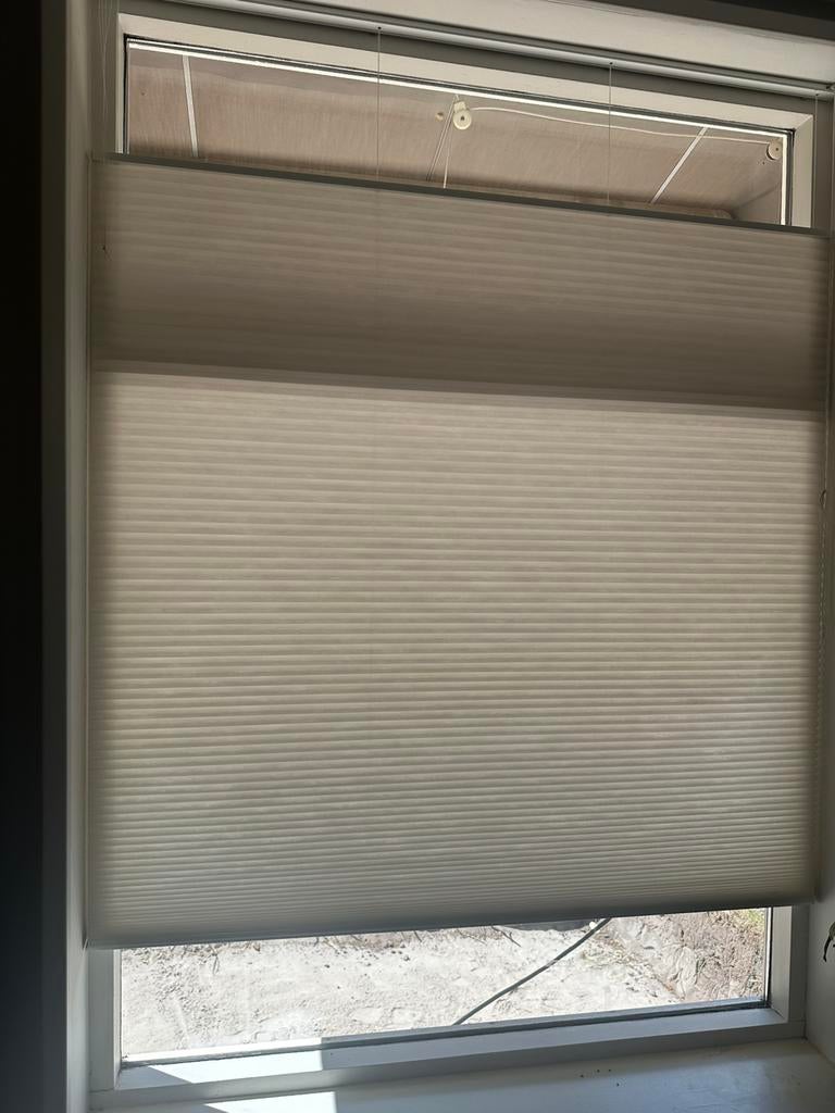 Plisse raambekleding luxaflex 151,3 x 209, Ophalen, Gebruikt, 200 cm of meer, Wit