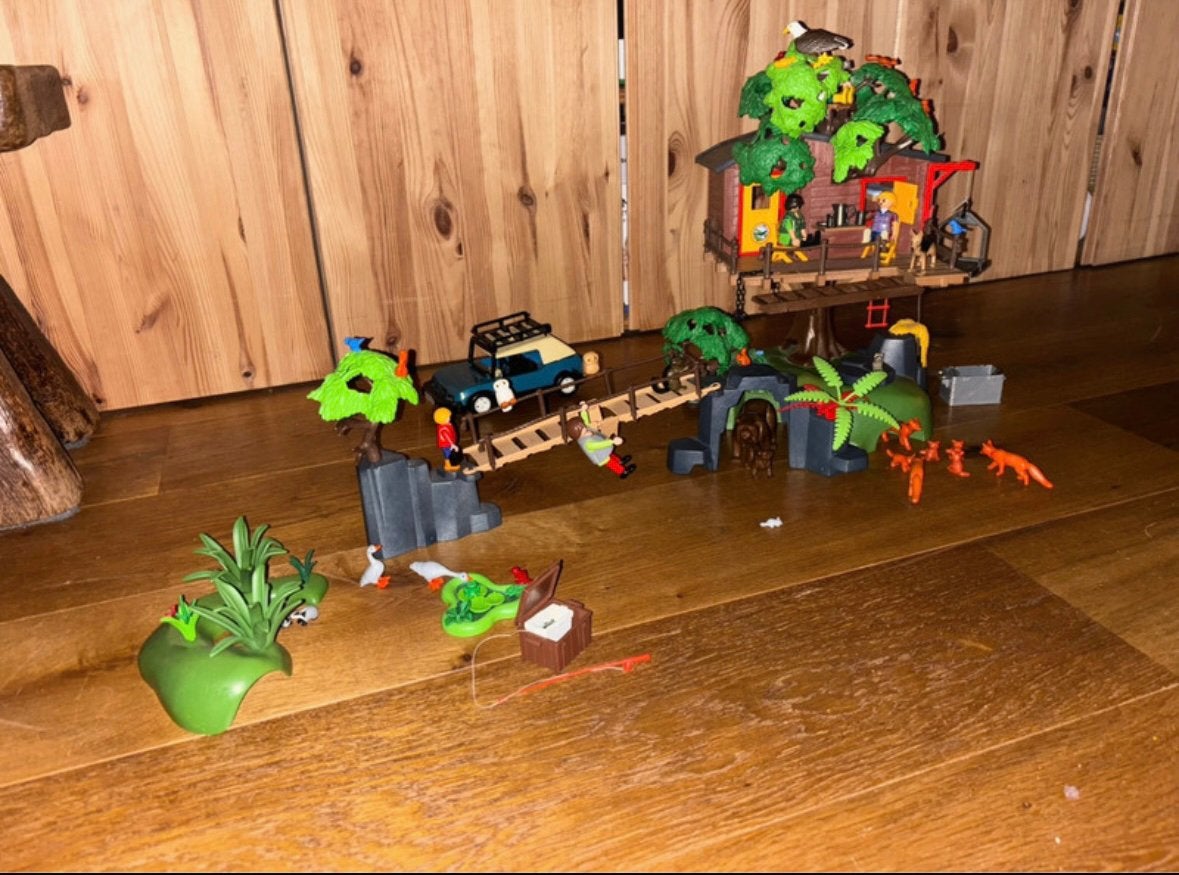 Playmobil boomhut, Ophalen of Verzenden, Gebruikt, Losse onderdelen