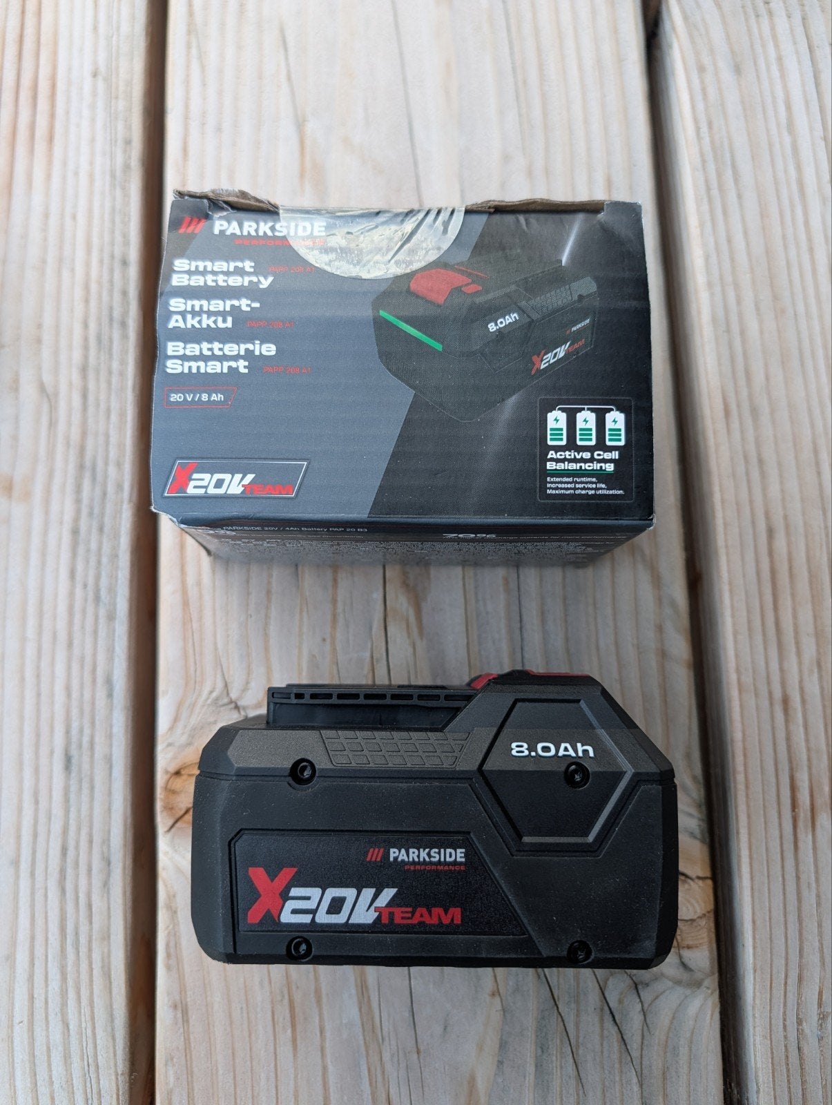 Parkside Smart Accu X 20V Team 8.0 Ah, Ophalen of Verzenden, Nieuw