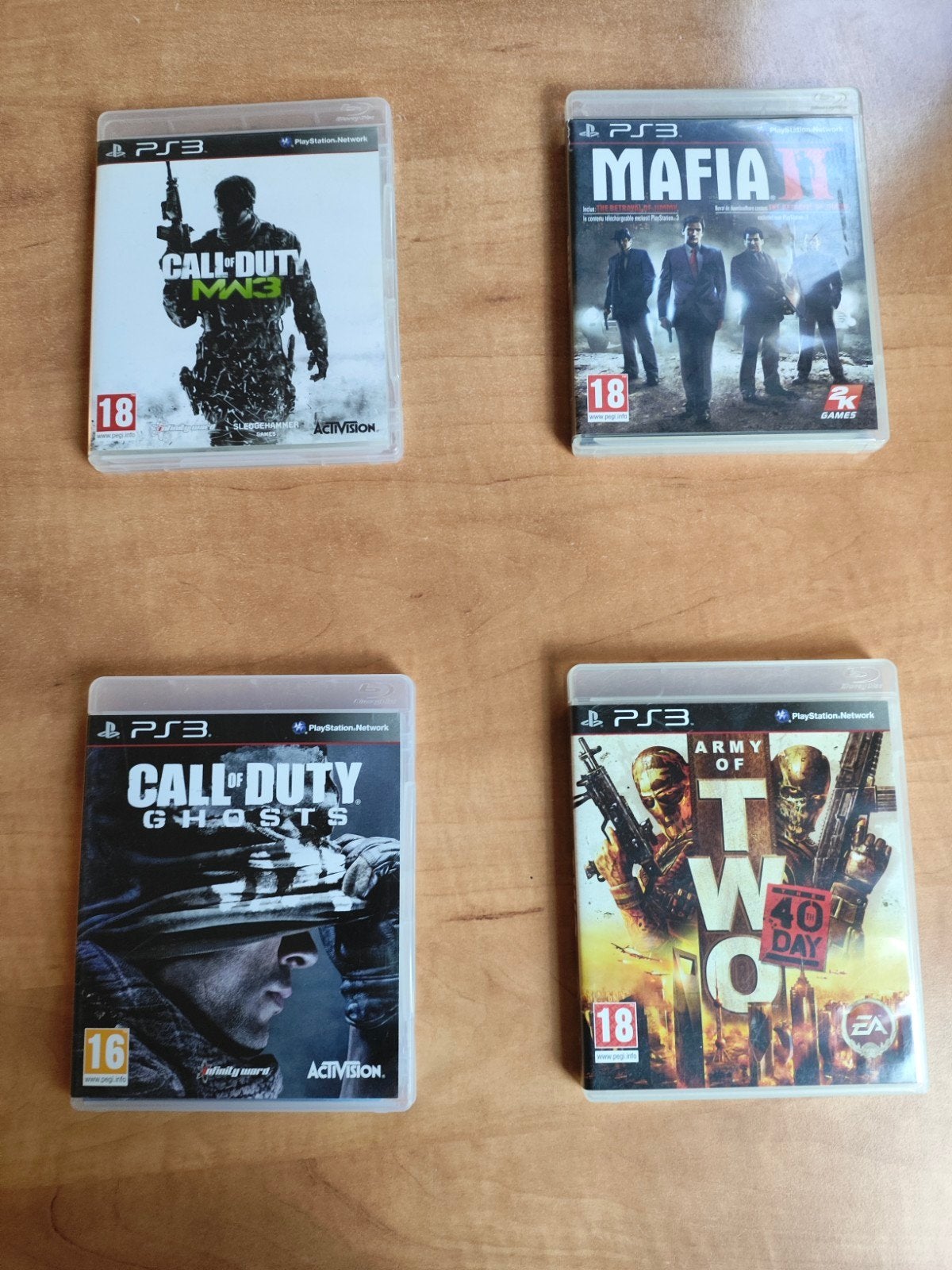 PS3 Spellen Bundel: Call of Duty, Mafia II, Army of Two, Spelcomputers en Games, Ophalen, Online, Gebruikt, Vanaf 18 jaar