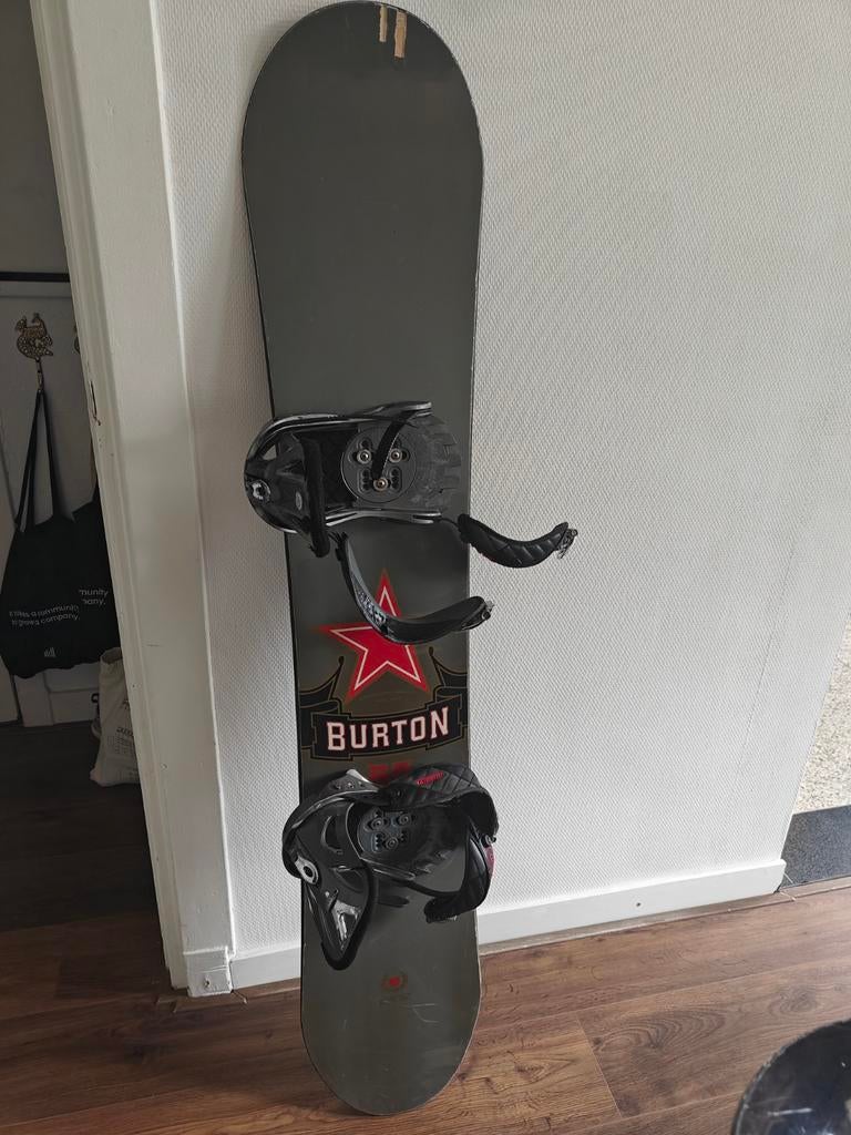 Burton King 162 Snowboard met Mission bindingen, Sport en Fitness, Snowboarden, Ophalen, Gebruikt, Board