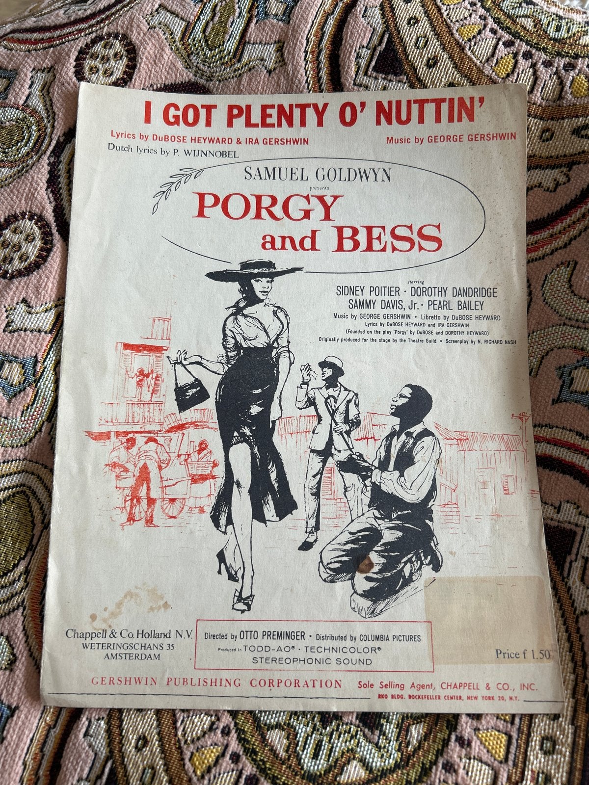 Porgy and Bess bladmuziek - I Got Plenty O' Nuttin', Gebruikt, Klassiek, Ophalen of Verzenden, Thema