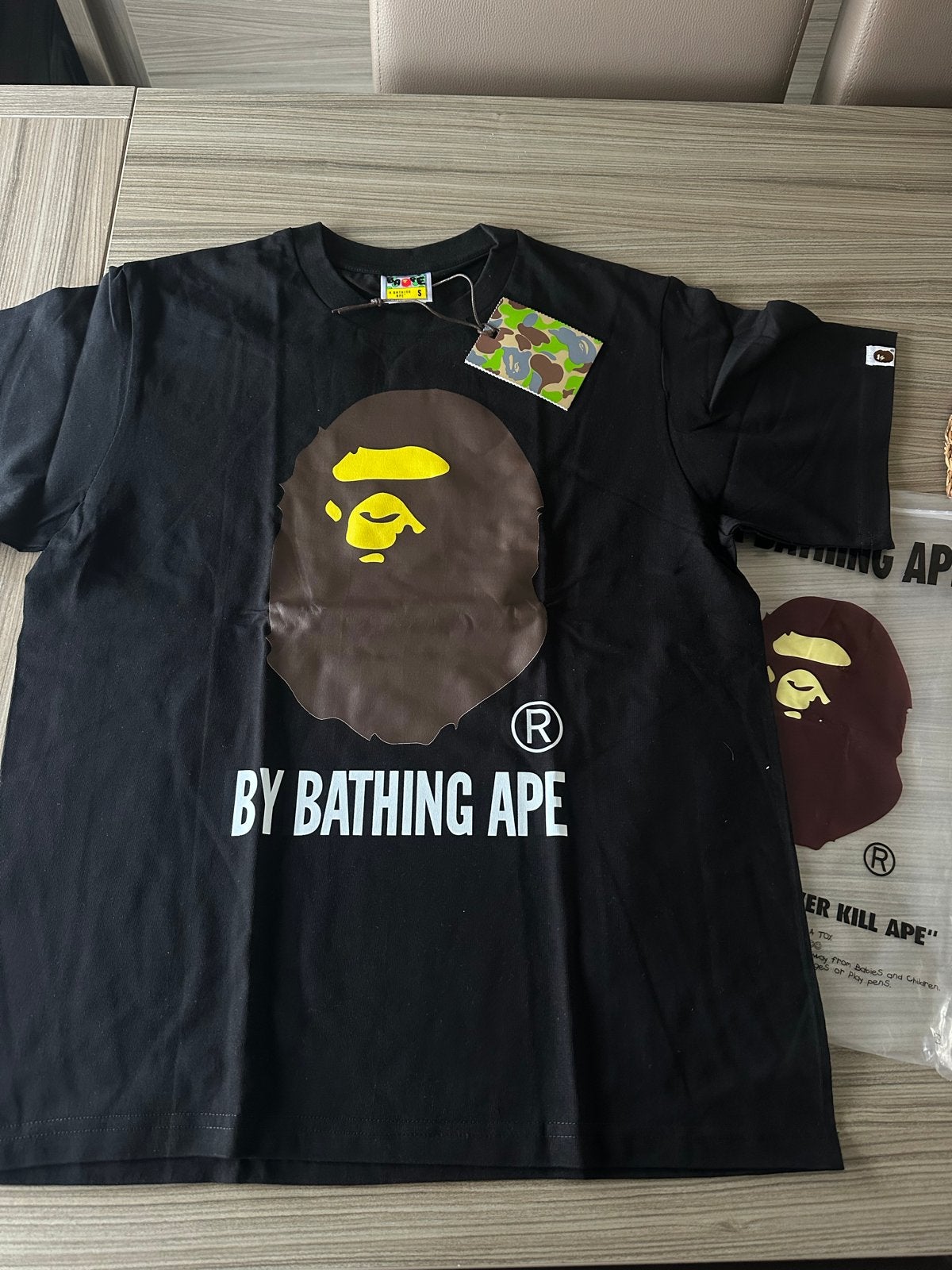 A Bathing Ape BAPE T-shirt Zwart Maat S Nieuw, Verzenden, Nieuw, Maat 46 (S) of kleiner, Zwart
