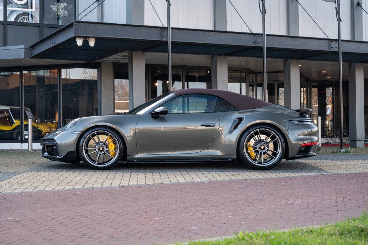 Porsche 911 Turbo S Cabriolet (bj 2021, automaat), Auto's, Automaat, Gebruikt, Euro 6, Cabriolet