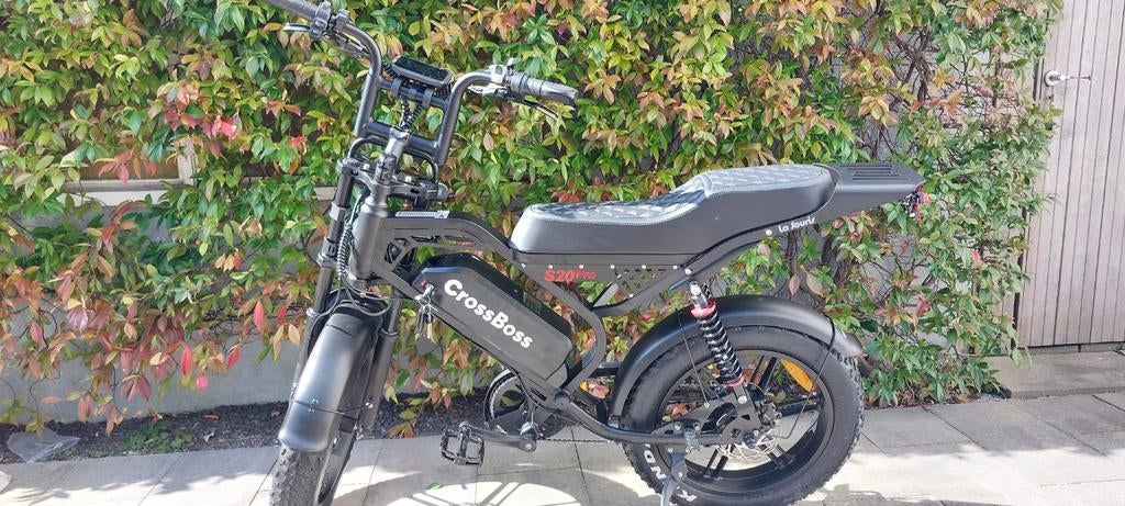CrossBoss S20 Pro black special edition 86km gereden!, 59 cm of meer, Ophalen, Zo goed als nieuw, Overige merken