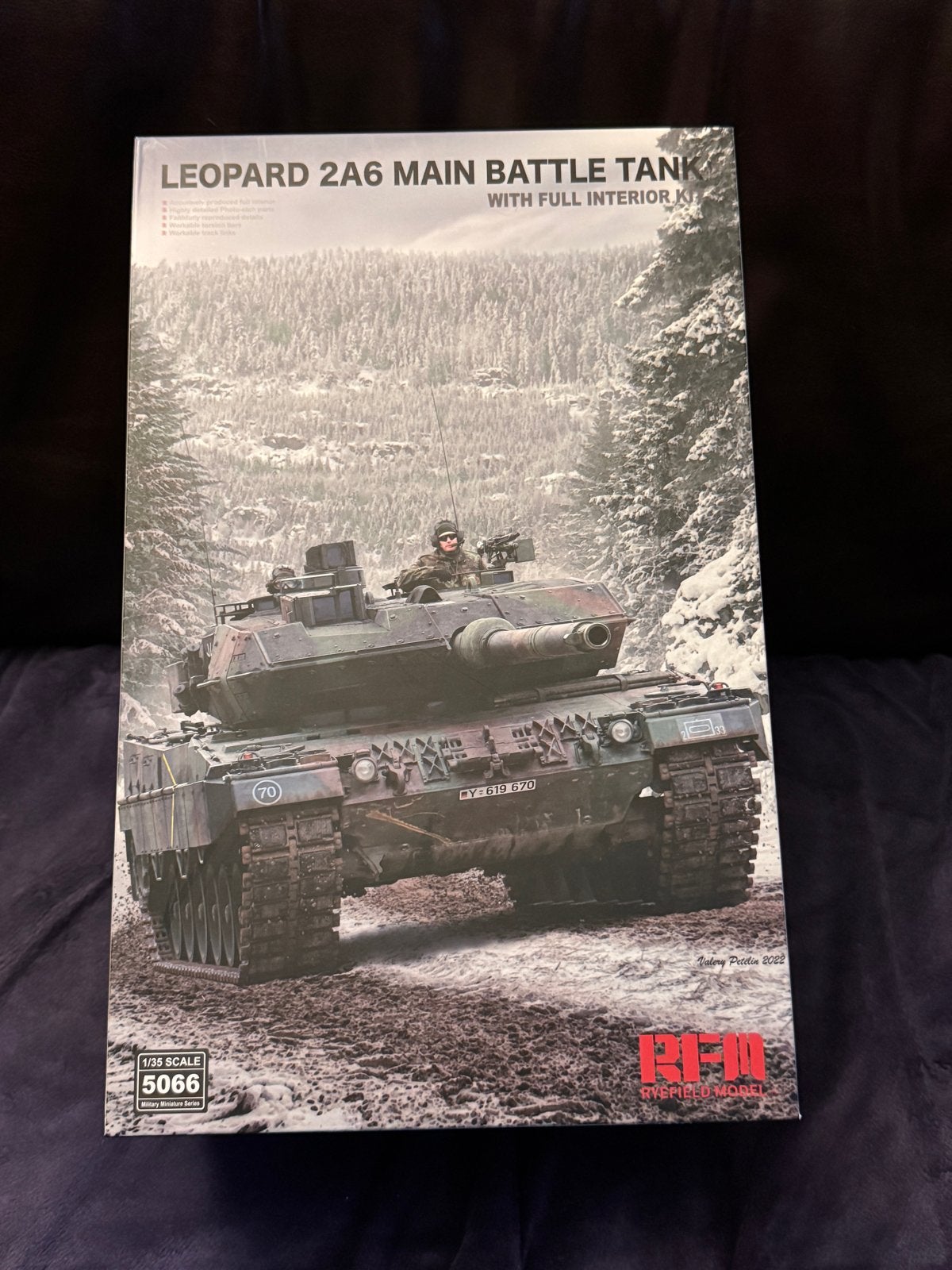 RFM 1/35 Leopard 2A6 Main Battle Tank modelbouw kit, Overige merken, Tank, 1:32 tot 1:50, Nieuw