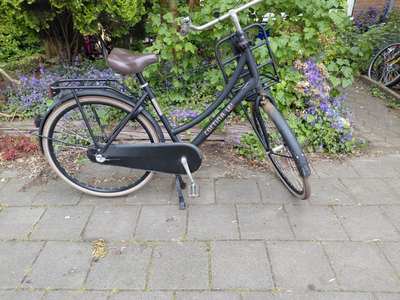 Cortina U4 Transportfiets Dames Zwart, Overige merken, Terugtraprem, Ophalen of Verzenden, 50 tot 53 cm