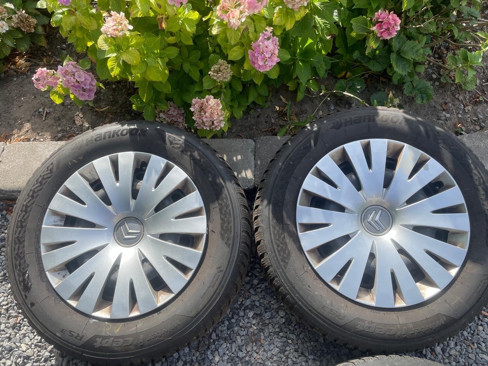 Winterbanden met velgen Citroën C5 (225/60R16), Ophalen, Gebruikt, 16 inch, Banden en Velgen