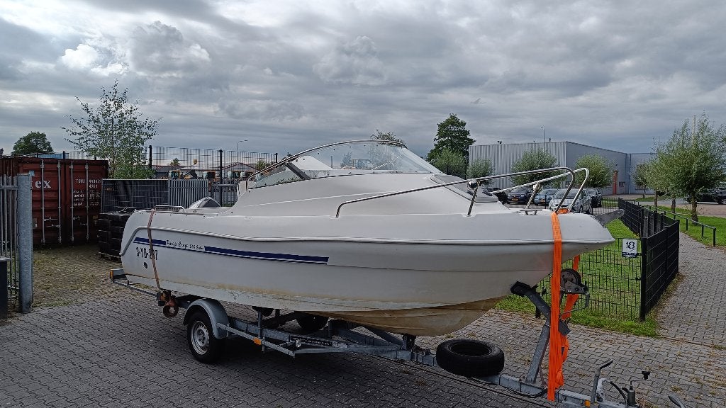 Pacific Craft 560 Cabin + Mercury 60pk EFI +Trailer, Buitenboordmotor, Polyester, Afdekzeil, 1.50 - 1.70 meter