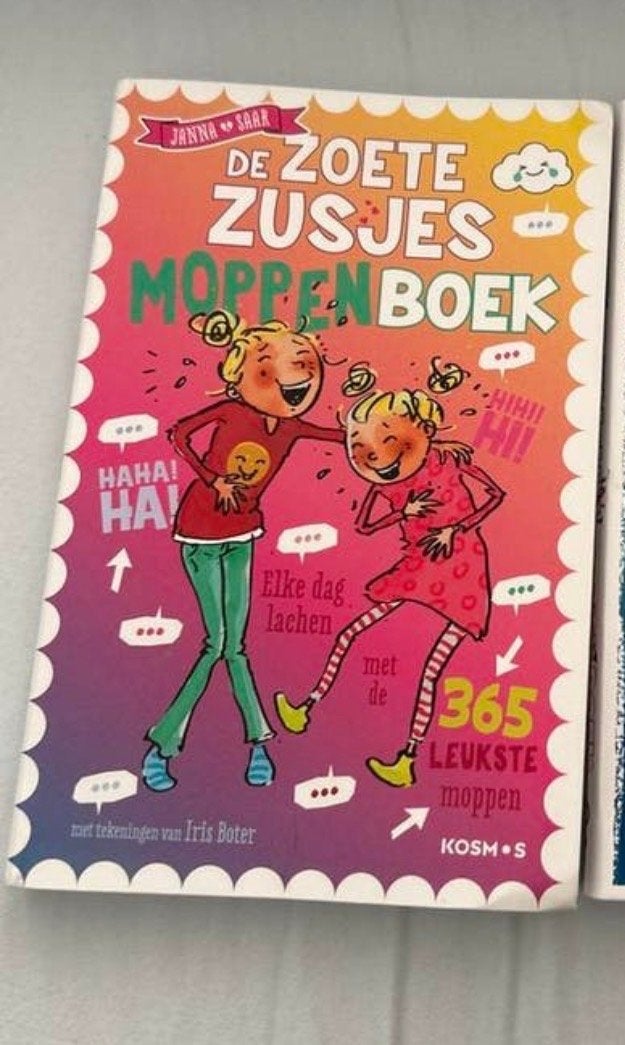 De Zoete Zusjes Moppenboek - 365 leukste moppen, Ophalen, Zo goed als nieuw, Moppen