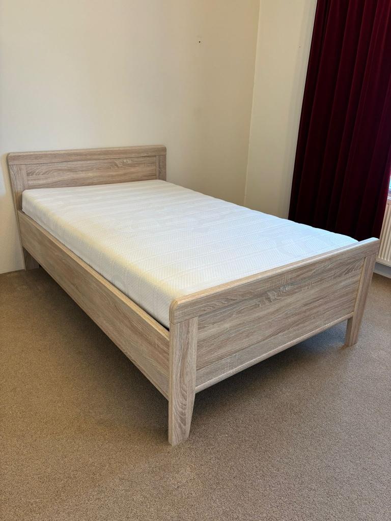 Mooi Auping bed compleet z.g.a.n. tegen leuk bod (ophalen), Ophalen, Verstelbaar, Eenpersoons, Modern ( Origineel Auping)