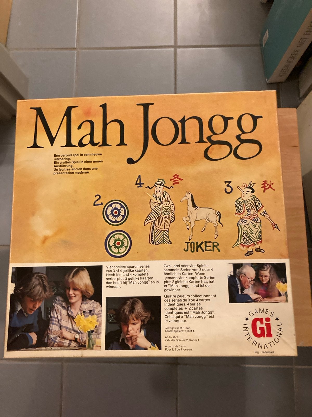 Mah Jongg Bordspel - Klassiek spel in moderne uitvoering, Drie of vier spelers, Ophalen of Verzenden, Zo goed als nieuw