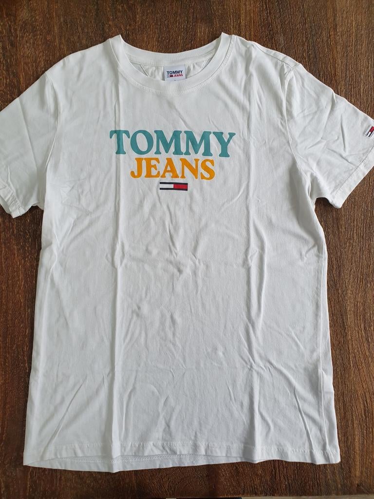 Shirt Tommy Hilfiger, wit, maat L, als nieuw, Kleding | Heren, T-shirts, Maat 52/54 (L), Wit, Tommy Hilfiger, Ophalen of Verzenden