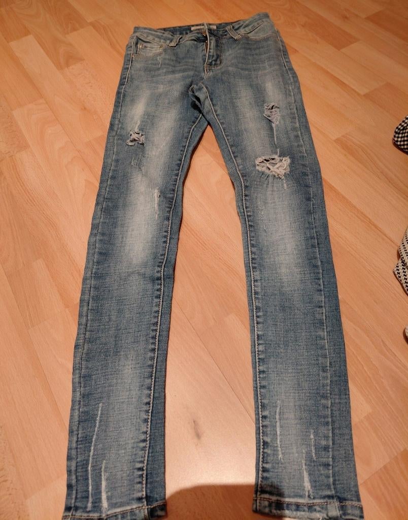 Jeans, hello miss, maat smal, perfecte staat, Kort, Blauw, Nieuw, Ophalen of Verzenden