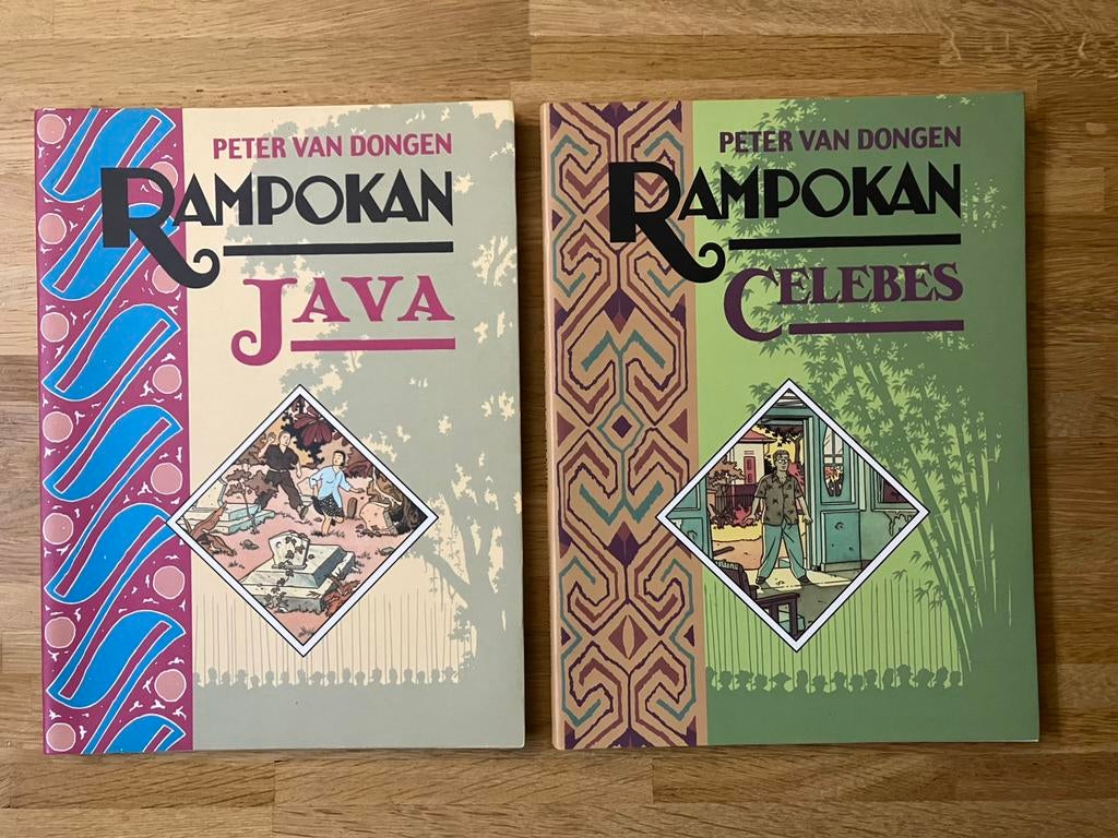 2x stripboek Peter van Dongen - Rampokan Java / Celebes, Boeken, Stripboeken, Peter van Dongen, Ophalen of Verzenden, Zo goed als nieuw