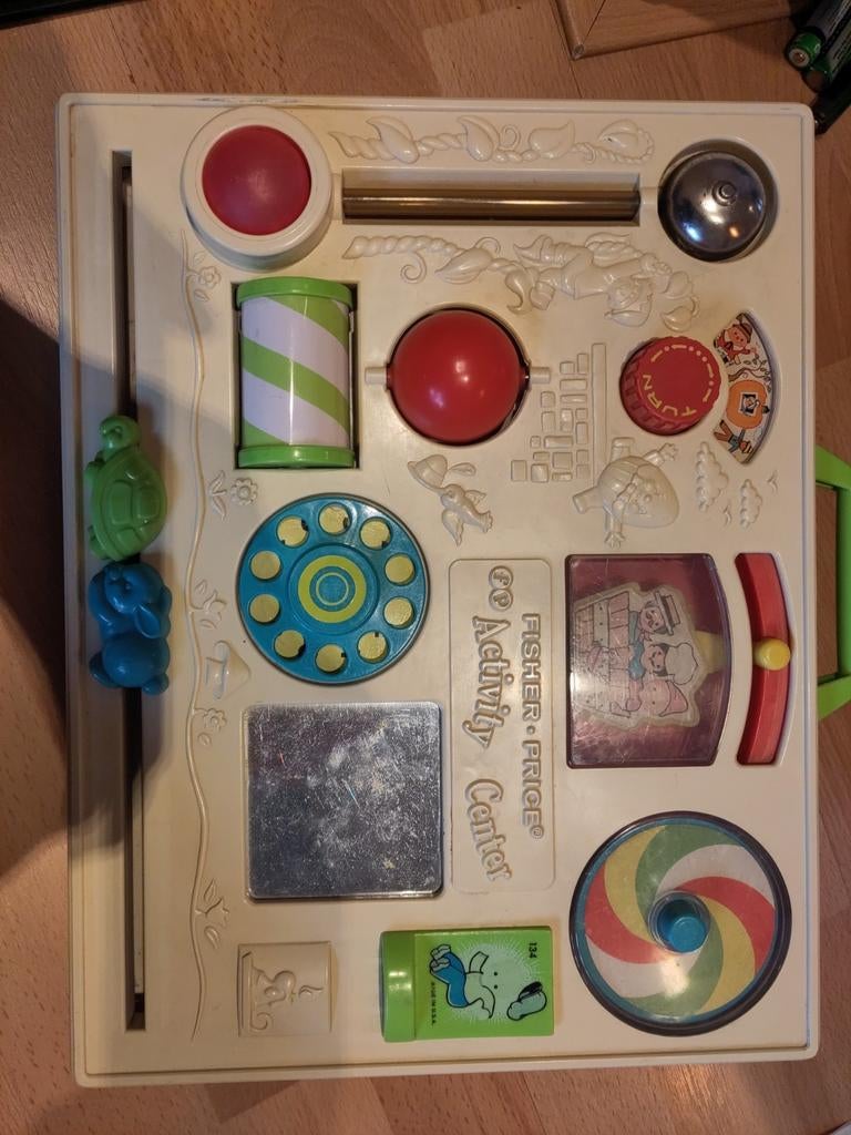 Vintage Fisher Price Activity Center, Kinderen en Baby's, Speelgoed | Babyspeelgoed, Ophalen of Verzenden, Gebruikt, Babygym, Met geluid