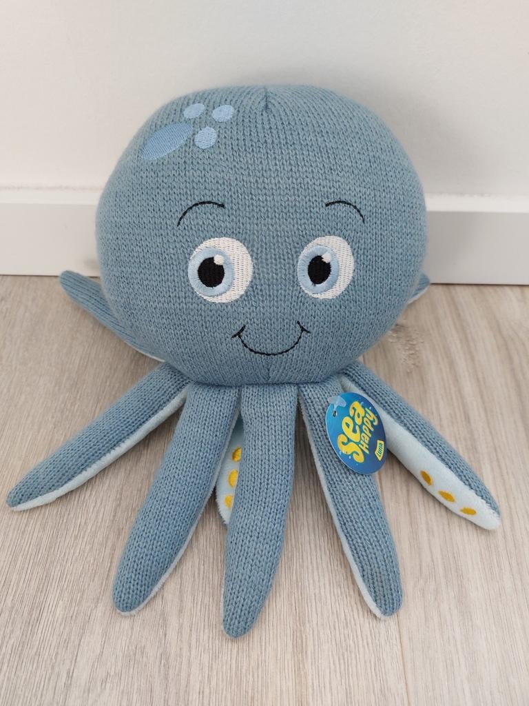 Nieuw! Knuffel sea happy luna octopus supremia L1414, Ophalen of Verzenden, Zo goed als nieuw, Overige typen