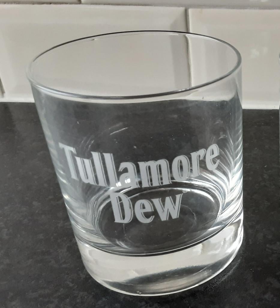 TULLAMORE DEW glas, Verzamelen, Ophalen of Verzenden, Zo goed als nieuw, Borrel- of Shotglas