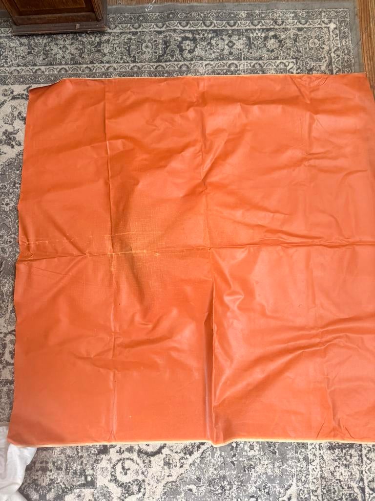ROOD VINTAGE BEDZEILTJE., Kinderen en Baby's, Ophalen of Verzenden, Rood