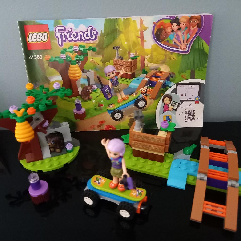 Lego Friends 41363 Mia's bosaventuur, Ophalen of Verzenden, Zo goed als nieuw, Complete set, Lego