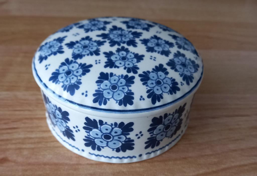 Delfts Jasmijn Holland porseleinen doosje, Ophalen