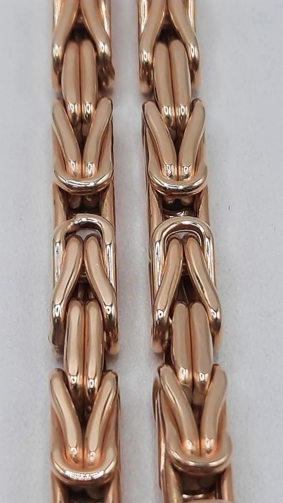 gouden Koningsketting 14kt, Www.bredajuwelier.nl, Nieuw, Ophalen of Verzenden, Www.bredajuwelier.nl