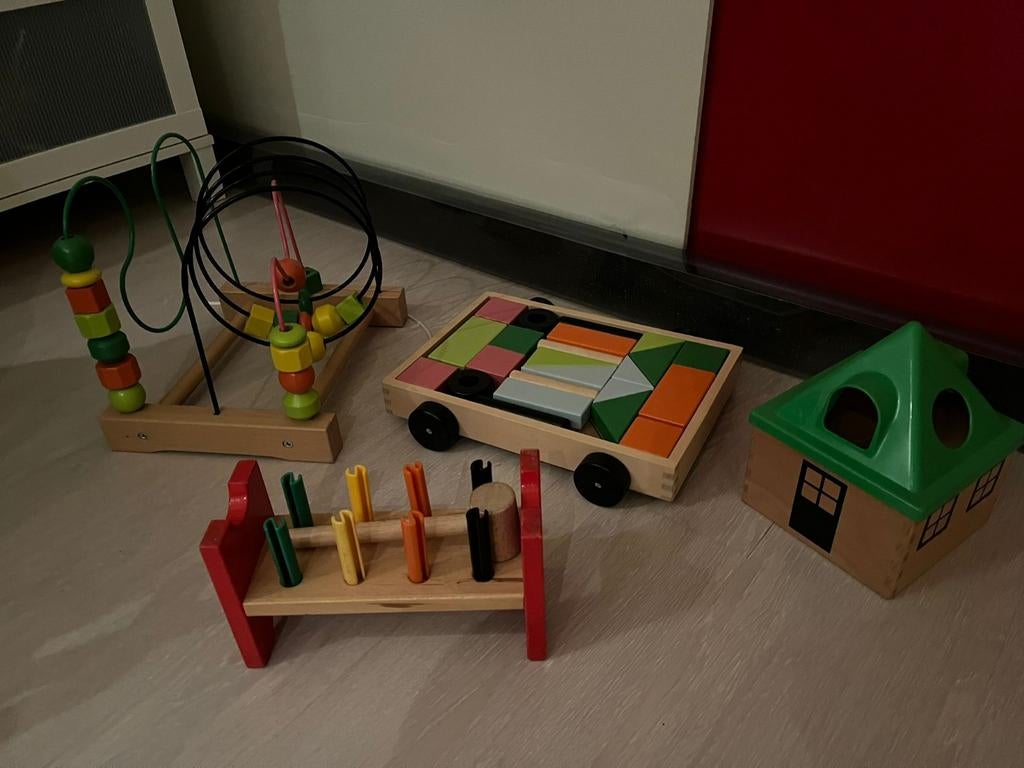Ikea houten speelgoed - uitstekende staat!, Kinderen en Baby's, Speelgoed | Houten speelgoed, Ophalen, Zo goed als nieuw, Overige typen