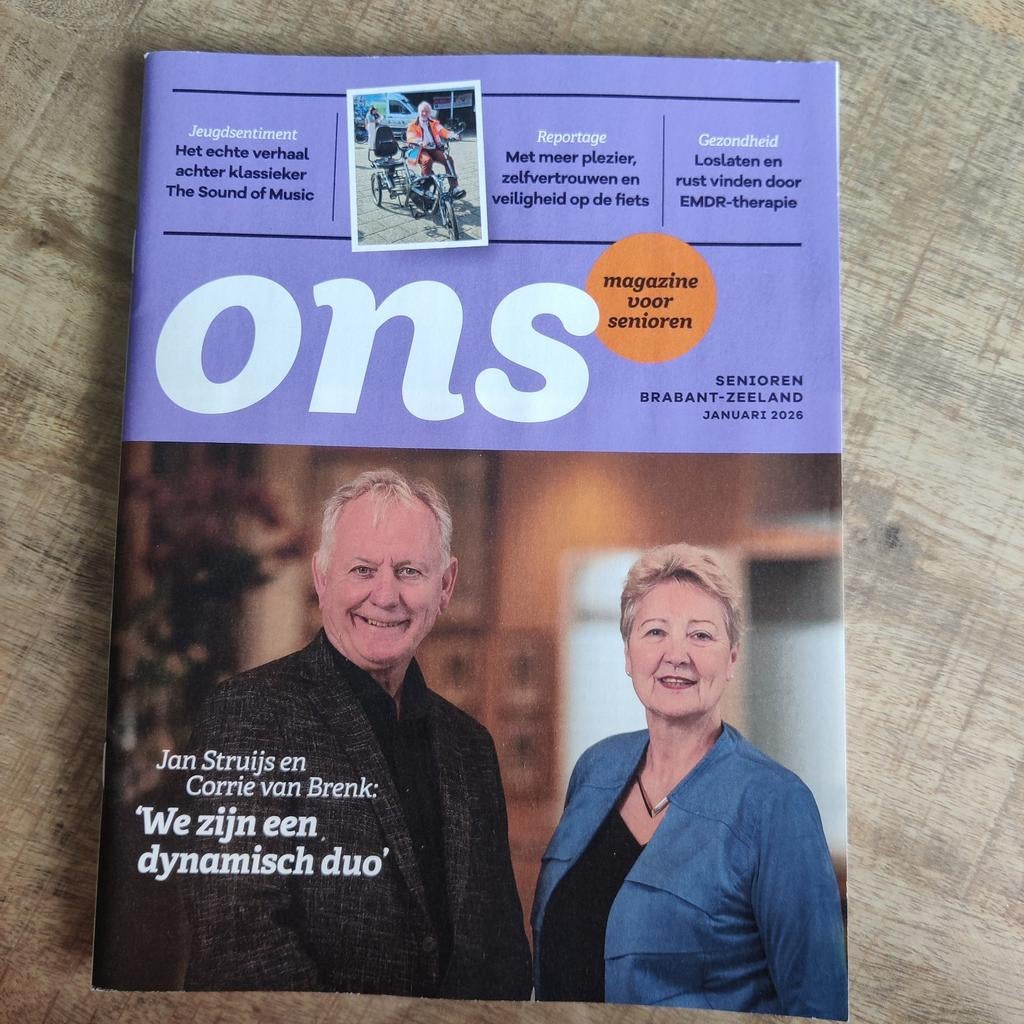 ONS Magazine voor Senioren. Januari 2026, Ophalen of Verzenden, Zo goed als nieuw