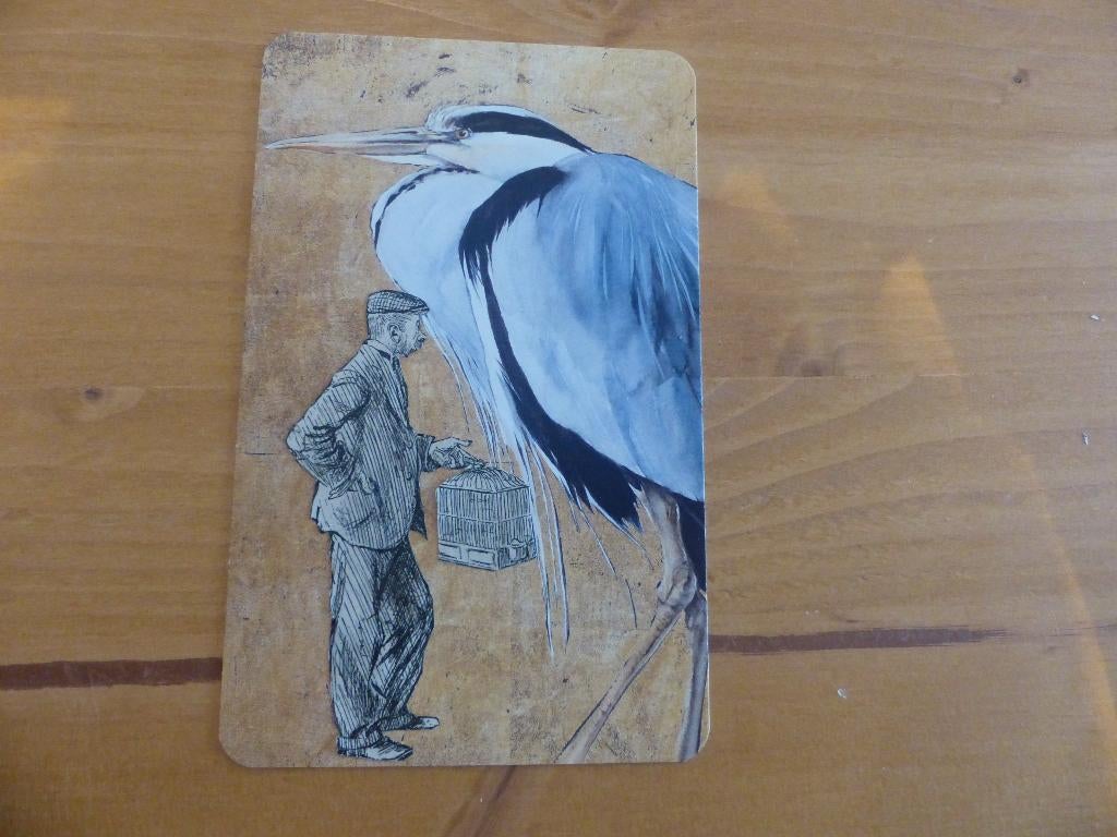 Ansichtkaarten 'vogels' humor, Verzenden, 1980 tot heden, Ongelopen, Vogel
