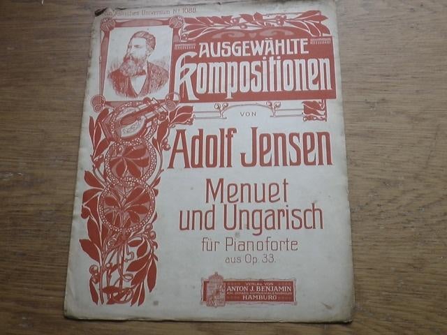 Dolf jensen - menuet und ungarisch - piano, Muziek en Instrumenten, Gebruikt, Klassiek, Ophalen of Verzenden, Artiest of Componist