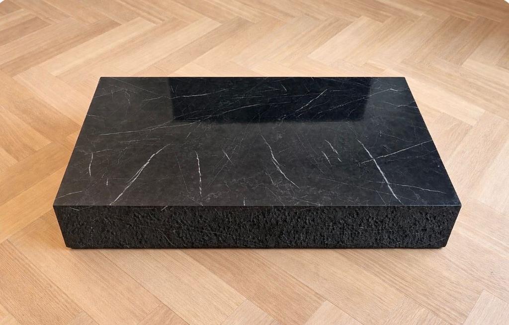Westwing salontafel zwart marmerlook z.g.a.n., Huis en Inrichting, Tafels | Salontafels, Zo goed als nieuw, Minder dan 50 cm, 50 tot 100 cm