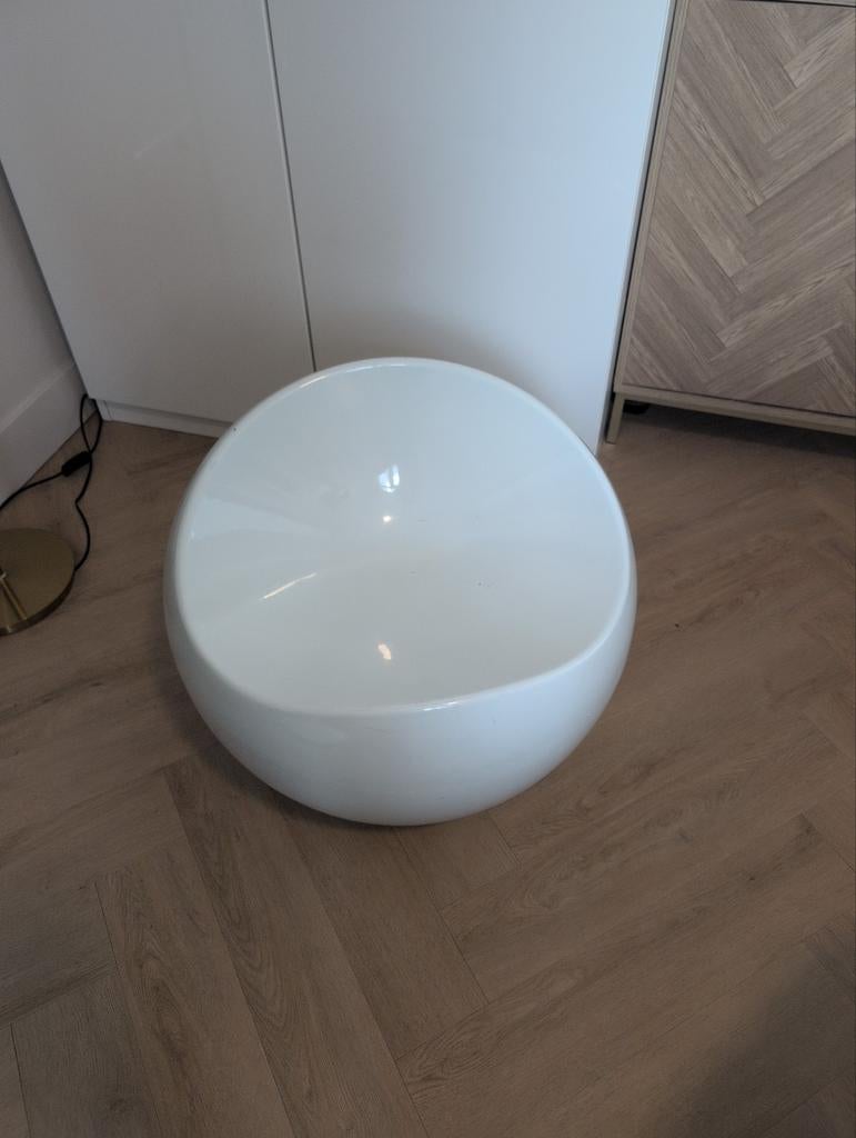 Finn stone ball chair - design stoel, Ophalen of Verzenden, Zwart, Eén
