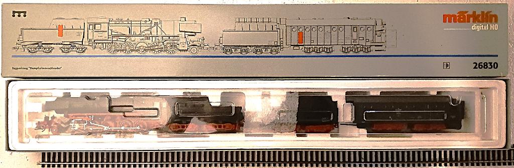 Marklin26830 stoomlok52 +aangedreven stoomsneeuwruimer NIEUW, Wisselstroom, Treinset, Nieuw, Ophalen of Verzenden