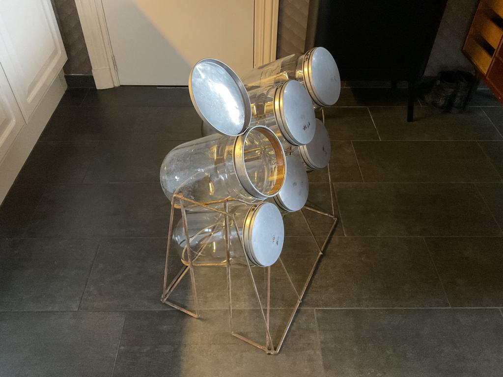 Antieke vintage snoeppotten!, Ophalen