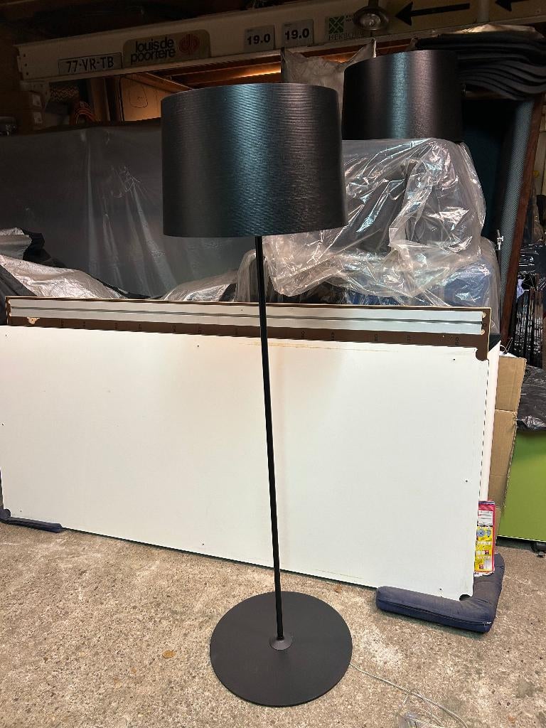 2 Foscarini Twiggy Lettura design vloerlamp lamp zwart, Huis en Inrichting, Lampen | Vloerlampen, Ophalen, Kunststof, Zo goed als nieuw