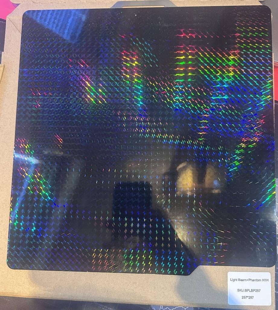 AcrossXD Build plate - Light beam/ Phantom H1H - Bambu Lab, Computers en Software, 3D Printers, Ophalen of Verzenden, Nieuw, AcrossXD