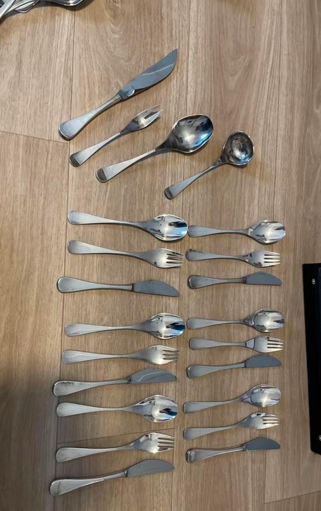 Verzilverd bestek Robbe & Berking, Ophalen of Verzenden, Zo goed als nieuw, Zilver