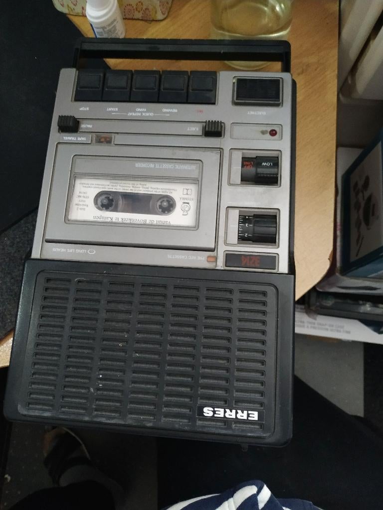 Erres 3214 Cassetterecorder, Ophalen of Verzenden, Enkel, Overige merken