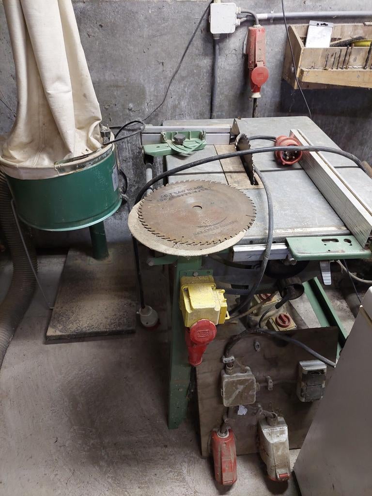 Zaagtafel elektra beckum, Ophalen