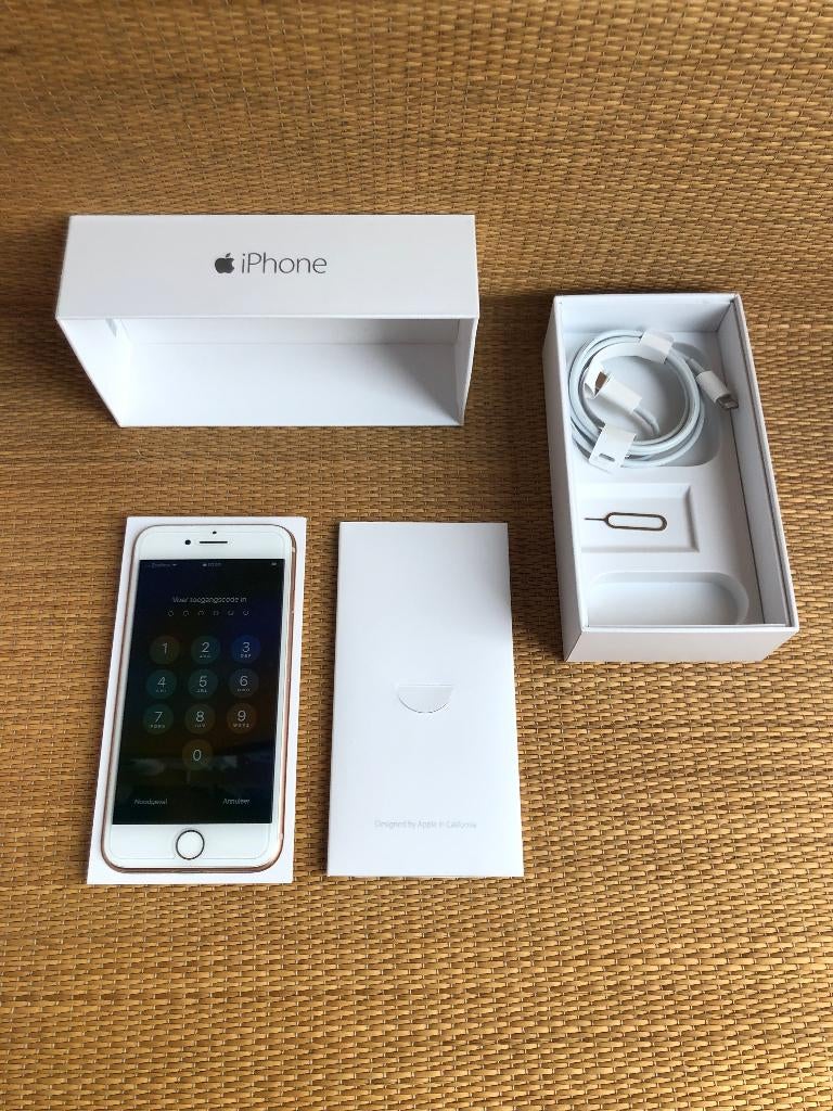 iPHONE 8 ROZE NIEUWSTAAT 128 GB INCLUSIEF ACCESSOIRES TOP!, Telecommunicatie, Mobiele telefoons | Apple iPhone, 128 GB, IPhone 8 Plus