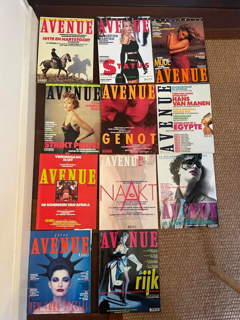 Avenue Collectie 1992 (excl. september), Boeken, Tijdschriften en Kranten, Ophalen, Gelezen, Glossy