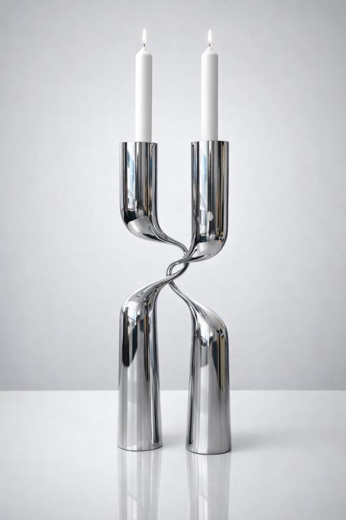 Elegante XXL Kaarsenstandaard, Ophalen of Verzenden, Metaal, 75 cm of meer