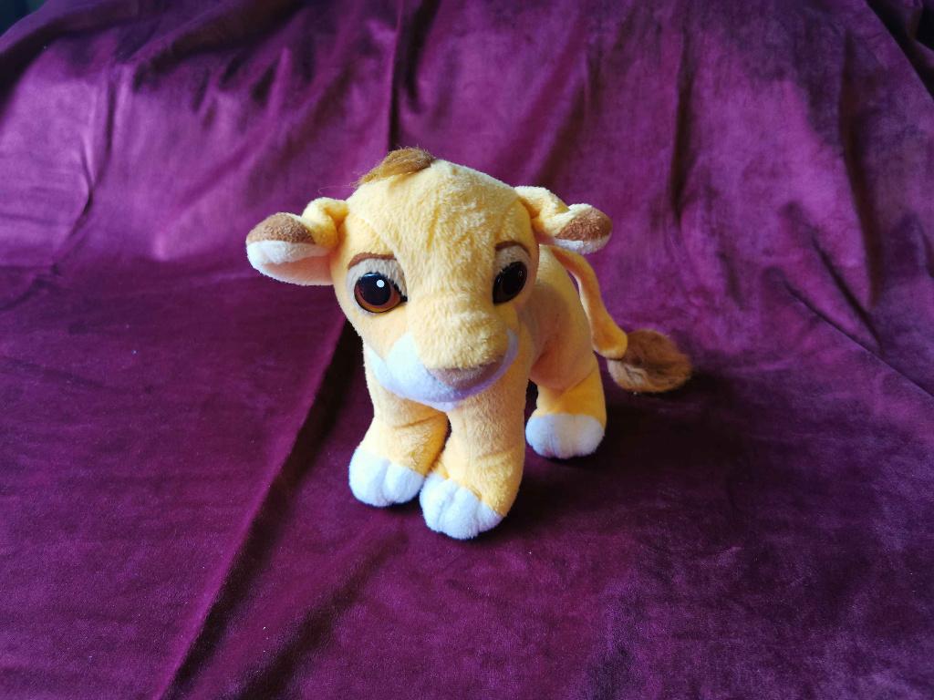 Kissing Simba lion king knuffel mattel, Verzamelen, Disney, Ophalen of Verzenden, Leeuwenkoning of Jungle Boek, Gebruikt, Knuffel