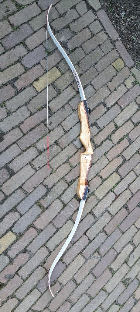 Complete set Recurve Handboog Rechtshandig voor de beginners, Sport en Fitness, Handboogschieten, Zo goed als nieuw, Recurveboog