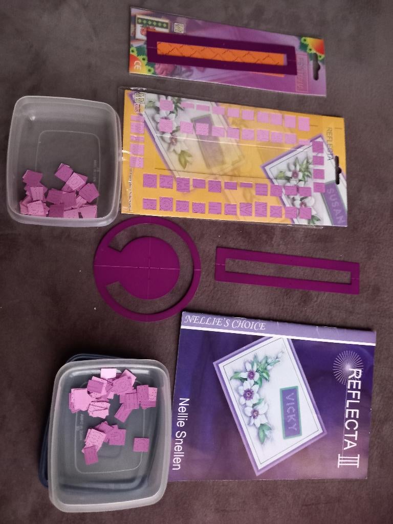 Hobbymallen allerlei voor wenskaarten maken, Hobby en Vrije tijd, Ophalen of Verzenden, Gebruikt