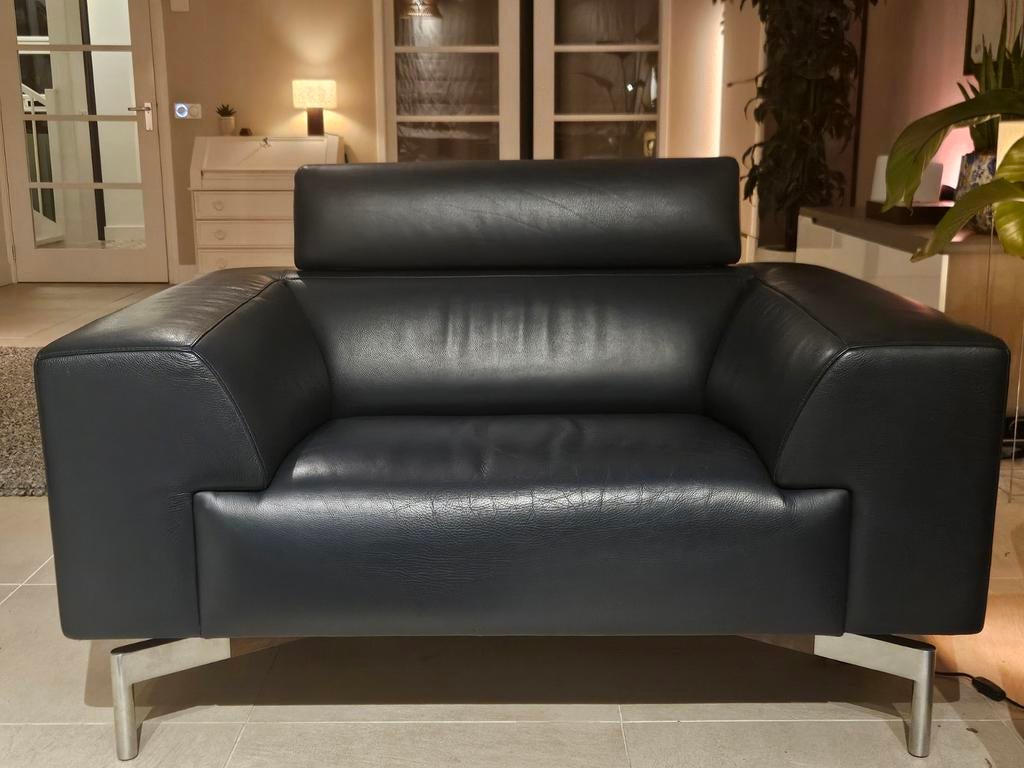 Prachtige Leolux Howlo bank loveseat - NIEUW €4000,-, Ophalen, Eenpersoons, 75 tot 100 cm, Zo goed als nieuw