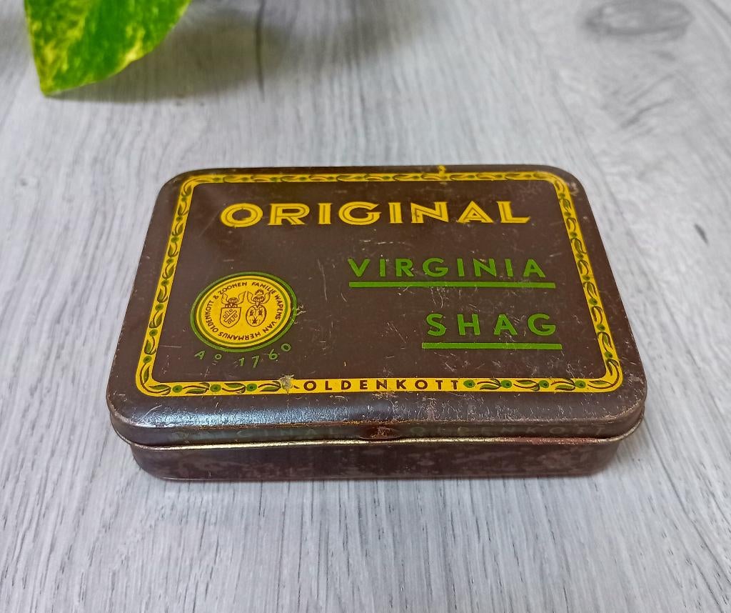 original virginia shag blikje, Ophalen of Verzenden, Gebruikt, Overige