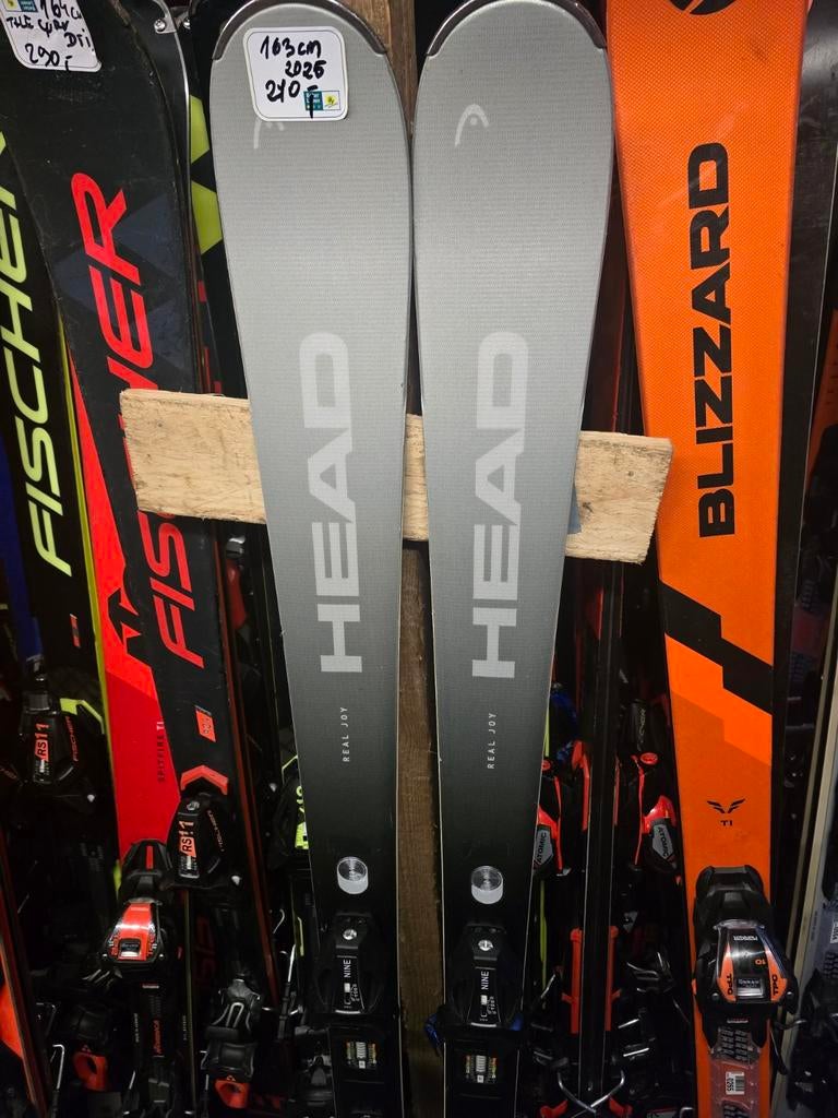 163cm HEAD REAL JOY DAMES  2025, Sport en Fitness, Skiën en Langlaufen, Zo goed als nieuw, Ski's, Skiën, Head, Carve, 160 tot 180 cm