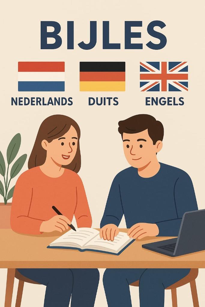 Bijles en huiswerkbegeleiding Nederlands, Engels en Duits, Diensten en Vakmensen, Bijles, Privé-les en Taalles, Bijles, Huiswerkbegeleiding